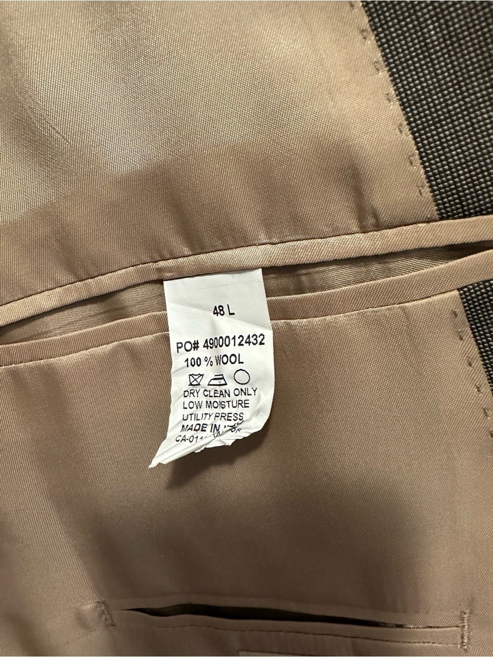 Joseph Abboud Men's Gray Two-Button Sport Coat - Picture 8 of 8